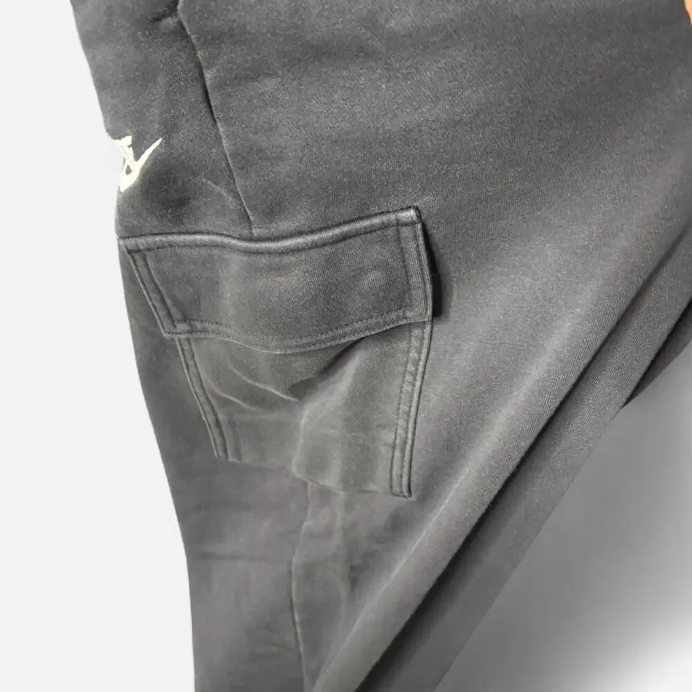 Nike Sportswear Club Fleece Cargo Jogger Sweatpants Black Men’s Size L